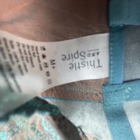 Thistle and Spire Brooklyn Haze Bra Womens Medium Emerald Espresso Sheer Strappy - Picture 7 of 7